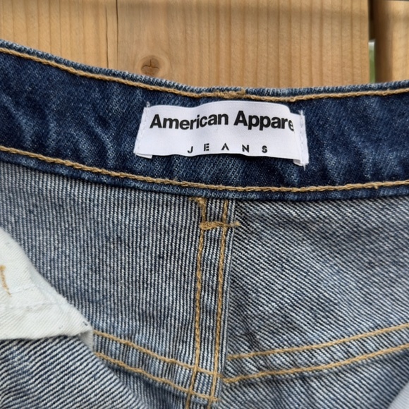 American Apparel Jean Denim Shorts - Picture 3 of 4